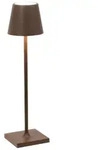 Zafferano Akkuleuchte Poldina Pro Micro 27,5 cm Rost