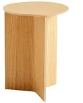 Hay Slit Table Wood Beistelltisch Rund &Oslash;35 lackierte Eiche