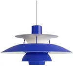 Louis Poulsen PH 5 Pendelleuchte Monochrom blue