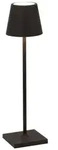 Zafferano Akkuleuchte Poldina Pro Micro 27,5 cm Schwarz