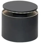 Zafferano Akku Tischleuchte Push Up Dark Grey