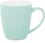 GreenGate Becher Alice Everyday mit Henkel, cool mint
