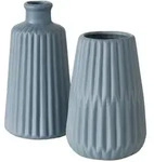 Boltze Vase Esko 2er-Set, Blau
