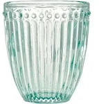GreenGate Wasserglas Alice, 9,5 cm, &Oslash; 8,5 cm, cool mint