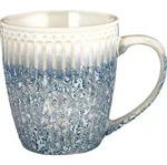 GreenGate Becher Alice Everyday mit Henkel, Ripple Blue