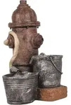Garden Pleasure Garten-Brunnen HERMES in Stein-Optik, 36 x 37 x 63 cm
