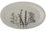 Bloomingville Servierplatte Bea aus Steingut, L28,5xH2xB18 cm