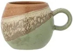 Bloomingville Tasse Paula aus Steingut, &Oslash; 9xH8 cm, gr&uuml;n