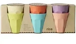 RICE Melamin Medium Becher Glory Days 6er, 250 ml