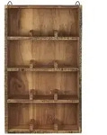 IB Laursen Wandregal aus Holz mit 4 Ablagen und Fachteilern UNIKA, 36 x 12 x 61...