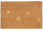IB Laursen T&uuml;rmatte eingepr&auml;gte Hundepfoten, 60 x 40 x 1.7 cm