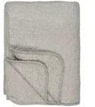 IB Laursen Quilt gestreift, 180 x 130 cm, weiss/erdfarben