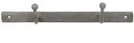 IB Laursen Hakenleiste aus Metall, 25,5 x 2 x 4,5 cm, grau