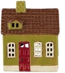 IB Laursen Teelicht-H&auml;uschen My Home Town mit Gaube, 13.5 x 7.7 x 16.5 cm