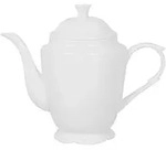 Chic Antique Kaffeekanne Provence, H20/D12 cm / 900 ml, wei&szlig;
