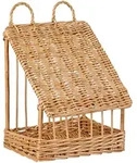IB Laursen Vogelfutterhaus aus Weide f&uuml;r Wandmontage, 25 x 23 x 28 cm