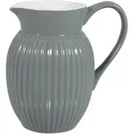 GreenGate Krug aus Steingut Alice, stone grey 0,5L
