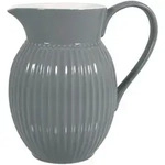 GreenGate Krug aus Steingut Alice, stone grey 1,5L