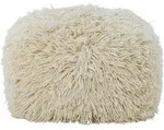 Bloomingville Pouf Lomba Pl&uuml;sch Wolle, L80xH45xW80 cm