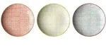 Bloomingville Carla Teller, Steingut 3er, &Oslash; 20 cm, 3 verschiedene Farben