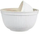 IB Laursen Schalensatz 3er Set Mynte, 14 cm, &Oslash; 26 cm, Pure White
