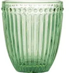 GreenGate Wasserglas Alice von GreenGate, 9,5 cm, &Oslash; 8,5 cm, pale green