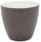 GreenGate Latte Tasse Alice Everyday, dark chocolate