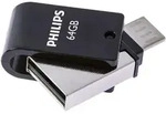Philips FM64DA148B 2-in-1 micro USB 2.0 64GB