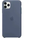 Apple Silikon Case (iPhone 11 Pro Max) Alaska Blau