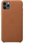 Apple Leder Case (iPhone 11 Pro Max) Sattelbraun