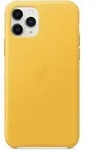 Apple Leder Case (iPhone 11 Pro) Sonnengelb