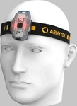 Armytek Crystal Stirnlampe, Lichtfarbe wei&szlig; und rot - Farbe rot (F07001R)