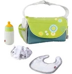 Puppenzubeh&ouml;r &ndash; Wickeltasche &bdquo;Sommer&ldquo;, 4 Teile