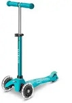 Micro Mini Deluxe LED Kinderroller Aqua - Leuchtende LED R&auml;der,...