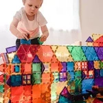 CONNETIX Rainbow Mega Magnetbausteine Set 212 Teile - bunt, ABS-Kunststoff -