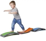 Gonge Balancierb&ouml;gen 3er-Set Motorikspielzeug f&uuml;r Kinder bunt - PP, TPE,...