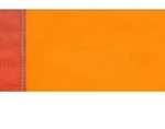 H&auml;ngeh&ouml;hle - Bio-Baumwolle - mit Aufh&auml;ngeset Orange