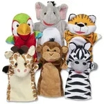 Handpuppen - Safaritiere, 6 Stk.
