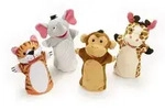 Handpuppen - Safaritiere, 4 Stk.