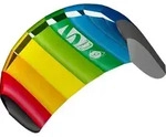 Lenkdrachen Streifen - 130 x 55 cm Regenbogen
