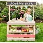 Gartenspiel - Marktstand, Grau/Rosa