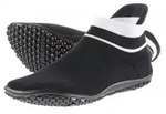 leguano sneaker Barfu&szlig;schuhe schwarz mit wei&szlig;em Bund- Gr. 36-37
