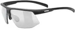 uvex aerios Vario Sonnenbrille Sportbrille black matt / smoke