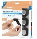 Lifemed Pflasterverb&auml;nde selbsthaftend 5 m x 2,5 cm schwarz 9er Pack 1 x 9...