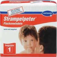 Paul Hartmann 1486101, Paul Hartmann Strampelpeter Flockenwindeln, St&auml;rke 1, 35 x 11