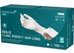 Medi-Inn PRO Clinic-Perfect Semi Long Nitril-Einmalhandschuhe, puderfrei, wei&szlig;...