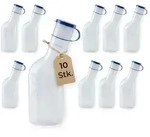 Medi-Inn Urinflasche PP 1000 ml, f&uuml;r M&auml;nner, milchig 10 St&uuml;ck
