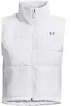 Under Armour LAUNCH INSULATED VEST Laufweste Damen in white, Gr&ouml;&szlig;e M - wei&szlig;