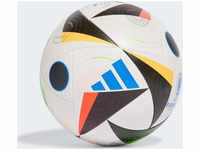 adidas IN9365, adidas EURO 2024 COM Fussballliebe Fußball in white-black-glory blue,
