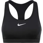 Nike SWOOSH BH Damen in black-white, Gr&ouml;&szlig;e XS - schwarz